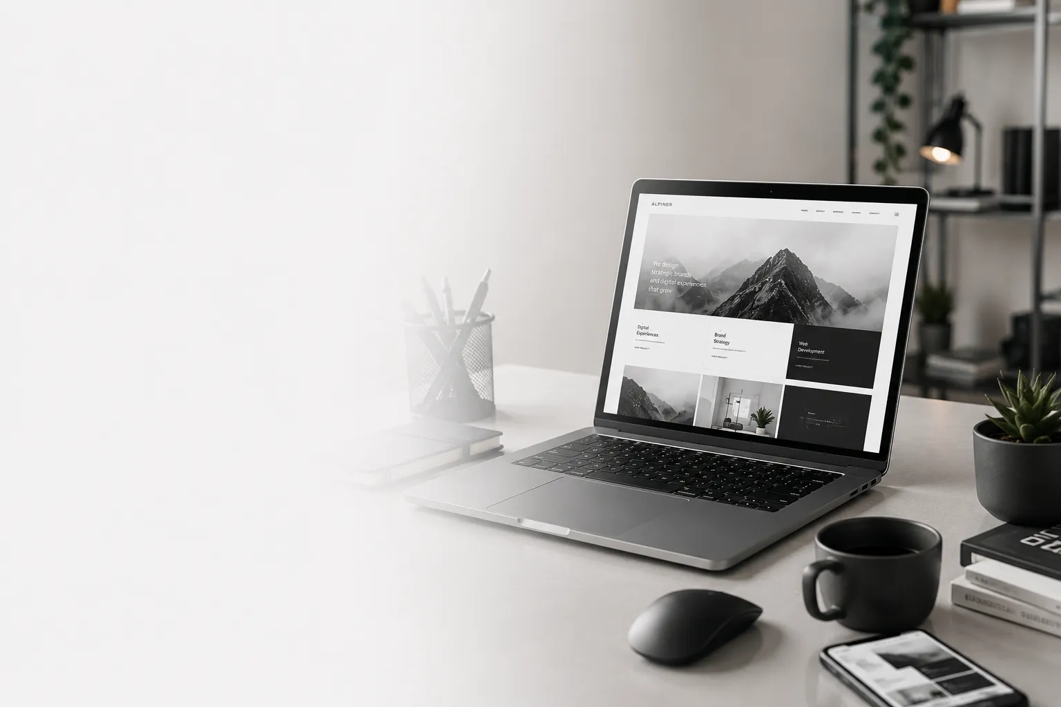 Modernes Webdesign und digitale Auftritte
